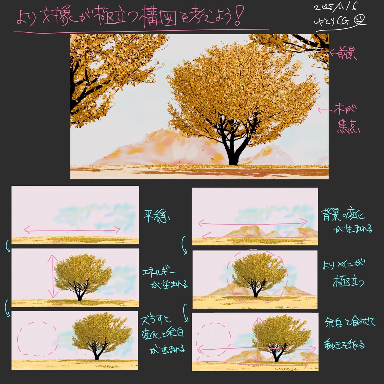 より対象が際立つ構図を考えよう